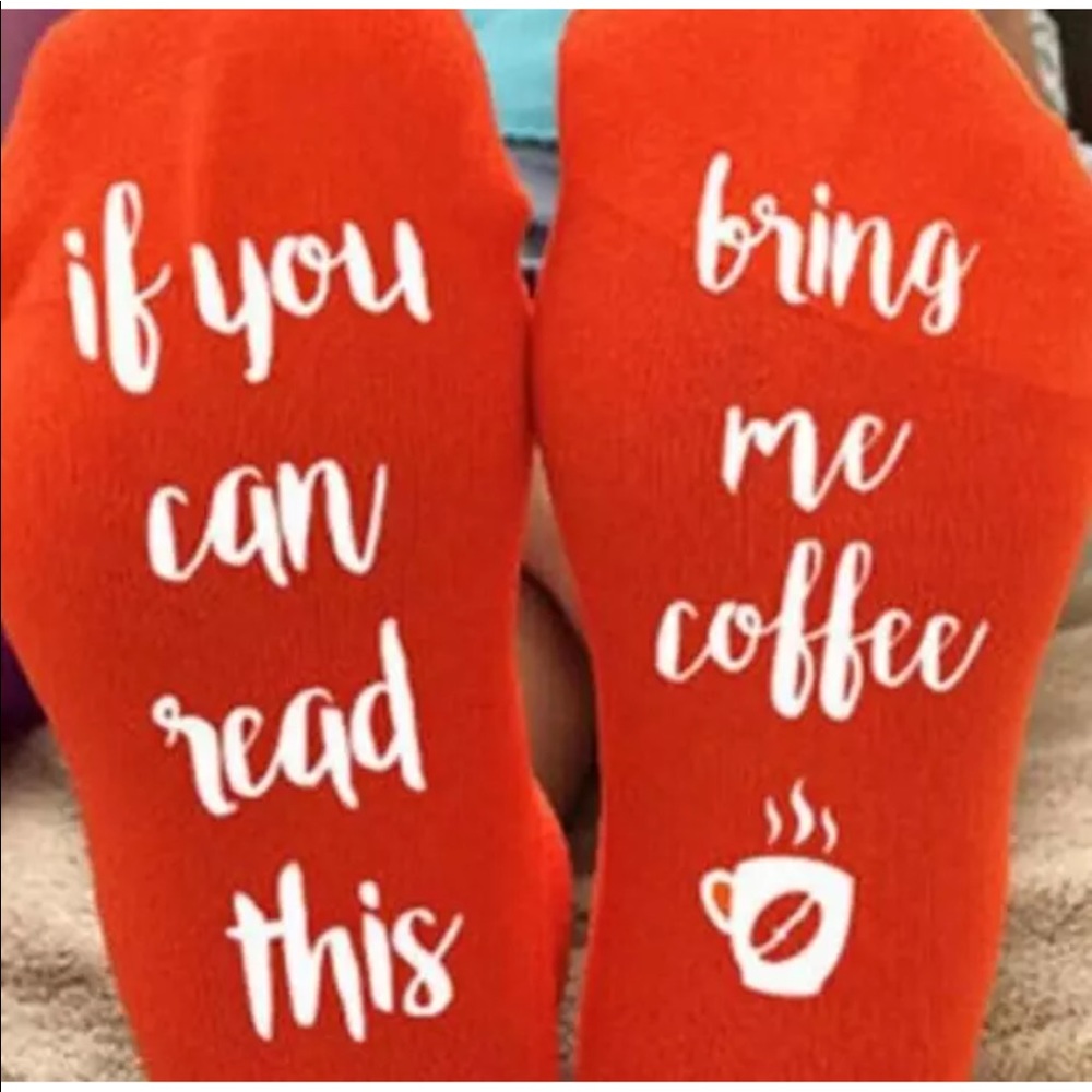 ☕️NOVELTY🧦FUNNY SLOGAN OR SAYING SOCKS-NEW